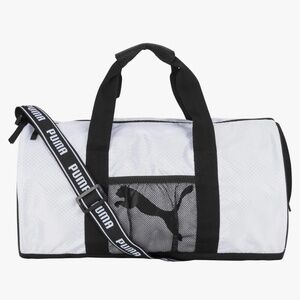 Puma Jolt Duffel Bag White and Black